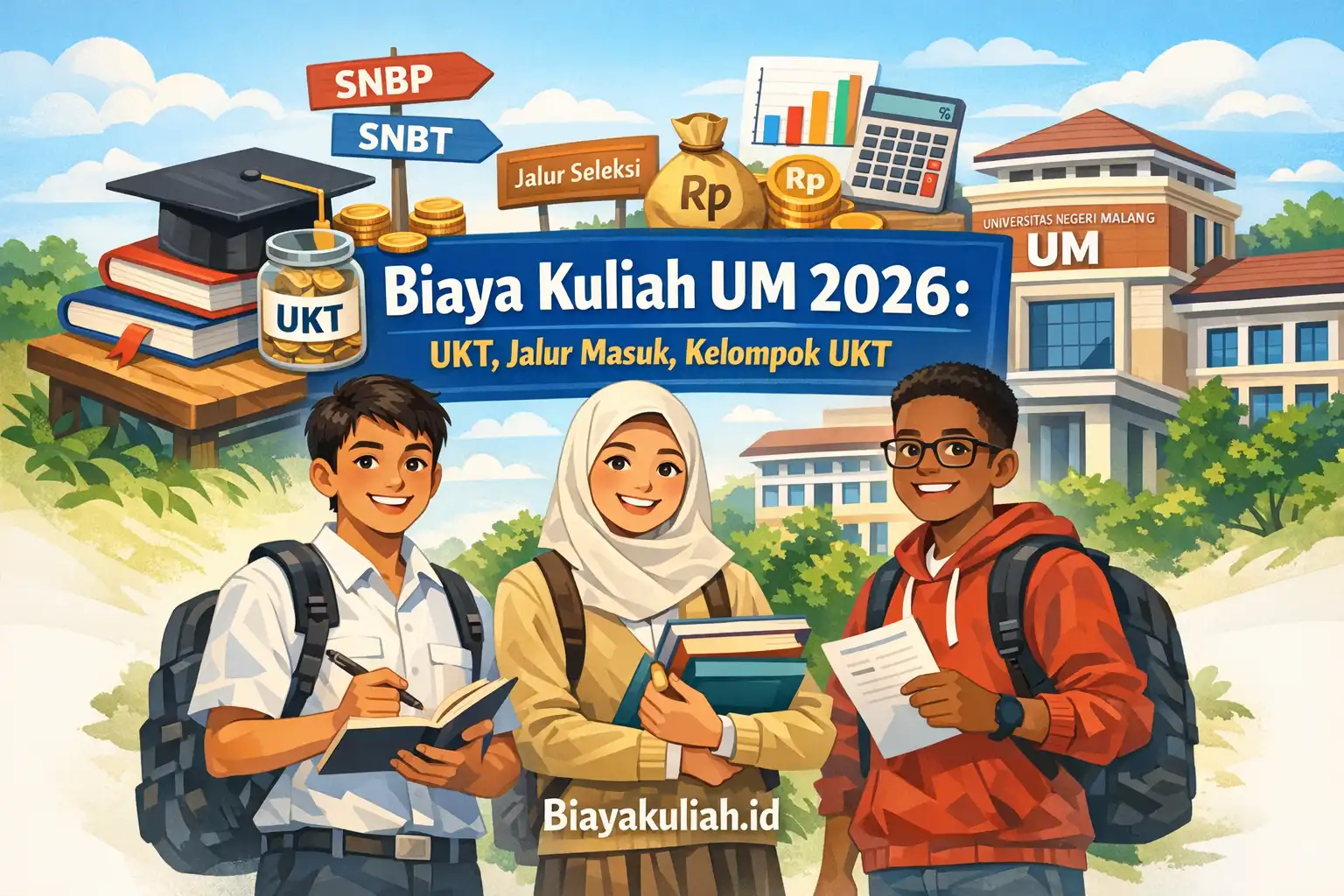 Biaya kuliah UM 2026: estimasi UKT, jalur masuk, dan kelompok UKT Universitas Negeri Malang
