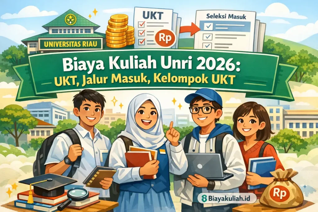 Biaya Kuliah Unri 2026: UKT, Jalur Masuk, Kelompok UKT