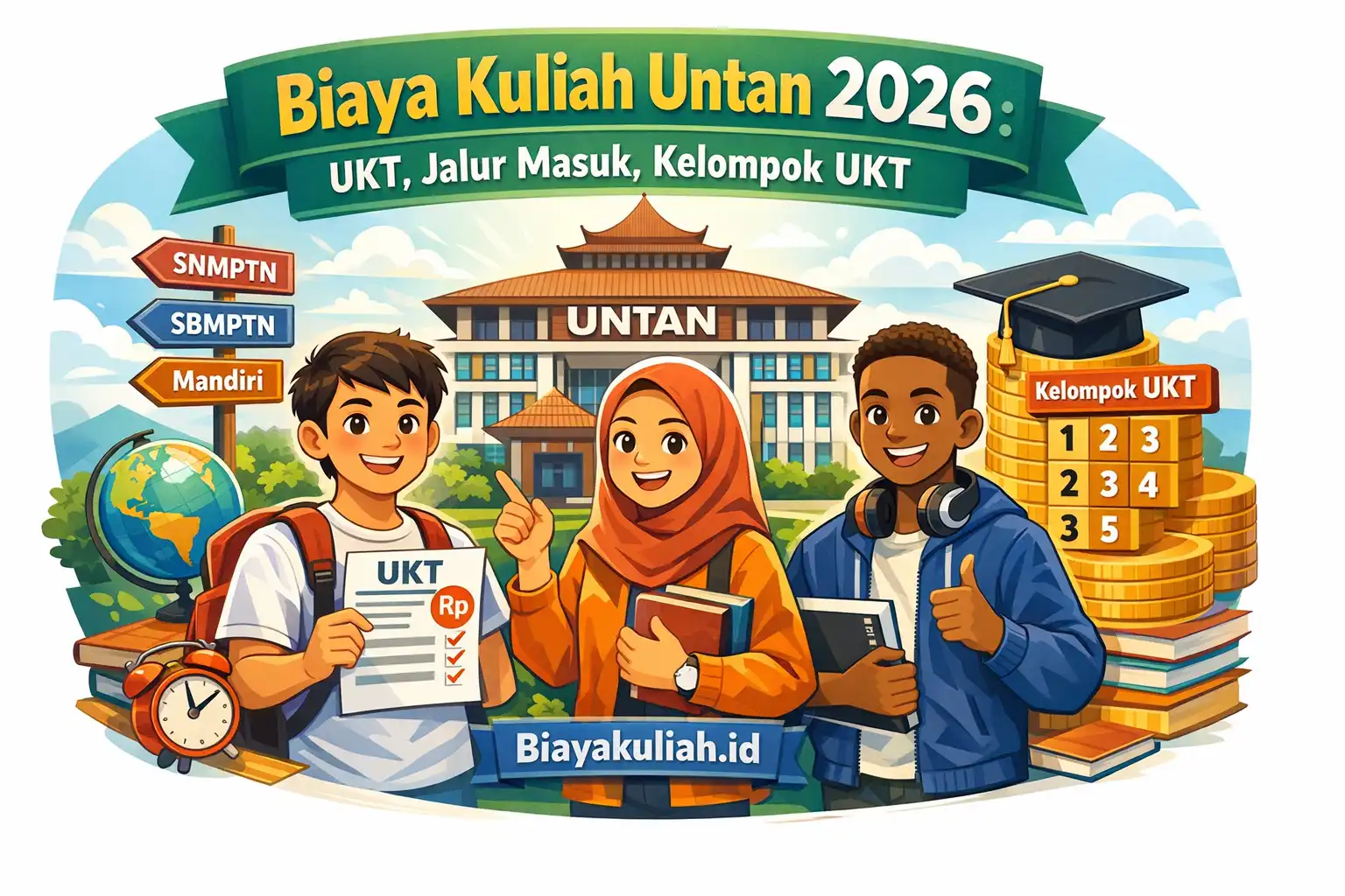 Biaya kuliah Untan 2026, UKT, jalur masuk, dan kelompok UKT