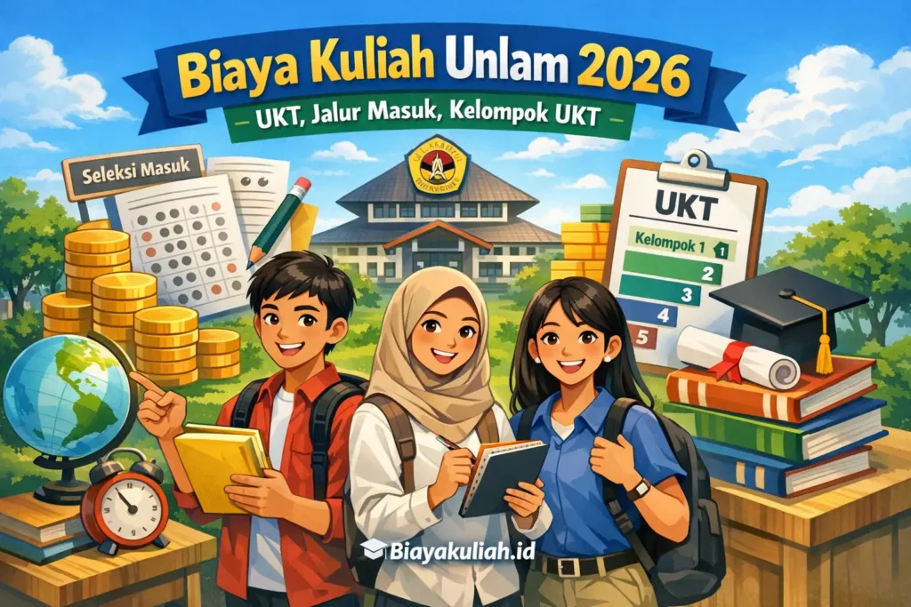 Biaya Kuliah Unlam 2026: UKT, Jalur Masuk, Kelompok UKT