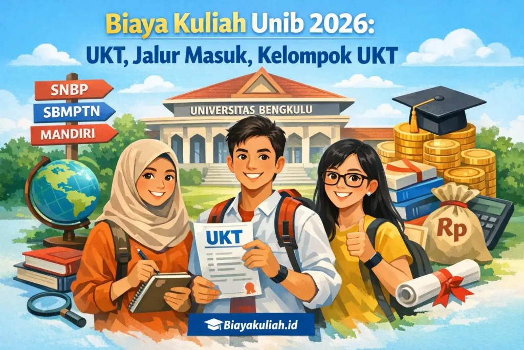 Biaya Kuliah Unib 2026: UKT, Jalur Masuk, Kelompok UKT