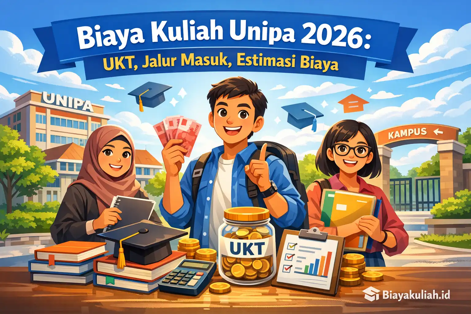 Biaya kuliah UNIPA 2026, UKT, jalur masuk, dan estimasi biaya
