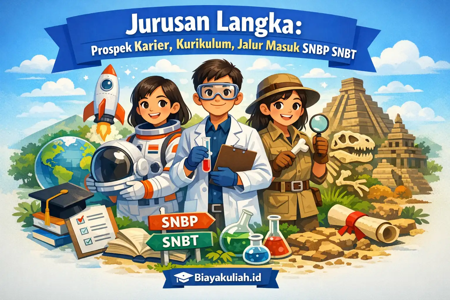 Jurusan langka di PTN, strategi SNBP dan SNBT