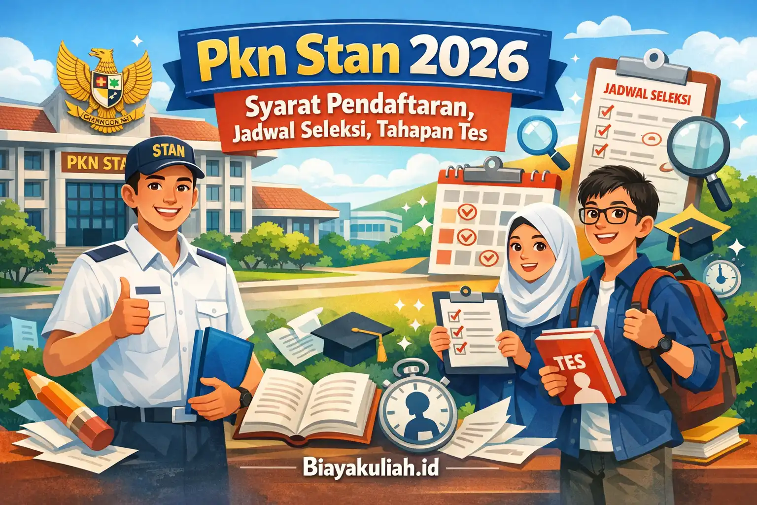 Informasi pkn stan 2026: syarat pendaftaran, jadwal seleksi, dan tahapan tes